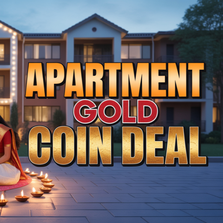 Sawasdee Centre Vasundhara Flats Navratri Special Gold Coin Offer on Apartments