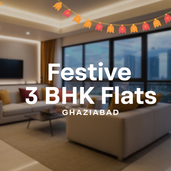 Sawasdee Centre Vasundhara Ghaziabad 3 BHK Builder Flats for Sale with Navratri Festive Deals