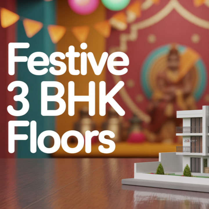 Sawasdee Centre Vasundhara Ghaziabad Festive Offer on 3 BHK Builder Floor for Sale